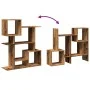 Librería divisora madera ingeniería envejecida 92x29x112 cm de , Librerías y estanterías - Ref: Foro24-858127, Precio: 66,36 ...