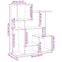 Librería divisora madera ingeniería envejecida 92x29x112 cm de , Librerías y estanterías - Ref: Foro24-858127, Precio: 67,32 ...