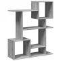 Librería divisora madera ingeniería gris Sonoma 92x29x112 cm de , Librerías y estanterías - Ref: Foro24-858125, Precio: 60,26...