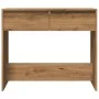 Mesa consola madera de ingeniería roble artesanal 89x41x76,5 cm de , Mesas auxiliares - Ref: Foro24-856775, Precio: 75,76 €, ...