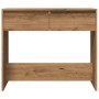 Mesa consola madera de ingeniería roble artesanal 89x41x76,5 cm de , Mesas auxiliares - Ref: Foro24-856775, Precio: 77,59 €, ...