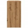 Handcrafted engineered wood oak console table 89x41x76.5 cm by , Side tables - Ref: Foro24-856775, Price: 75,76 €, Discount: %