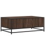 Mesa de centro madera ingeniería metal marrón 90x57x35 cm de , Mesas de centro - Ref: Foro24-848758, Precio: 69,90 €, Descuen...