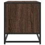 Mueble TV metal y madera ingeniería marrón roble 91x40x46 cm de , Muebles TV - Ref: Foro24-848888, Precio: 58,47 €, Descuento: %