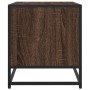 Mueble TV metal y madera ingeniería marrón roble 91x40x46 cm de , Muebles TV - Ref: Foro24-848888, Precio: 59,18 €, Descuento: %