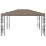 Cenador gris taupe 4x3 m de , Carpas y cenadores - Ref: Foro24-312258, Precio: 251,62 €, Descuento: %