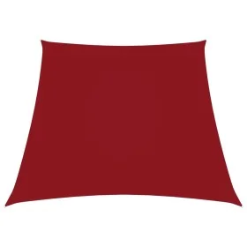 Toldo de vela trapezoidal de tela oxford rojo 2/4x3 m de vidaXL, Sombrillas - Ref: Foro24-135681, Precio: 28,74 €, Descuento: %
