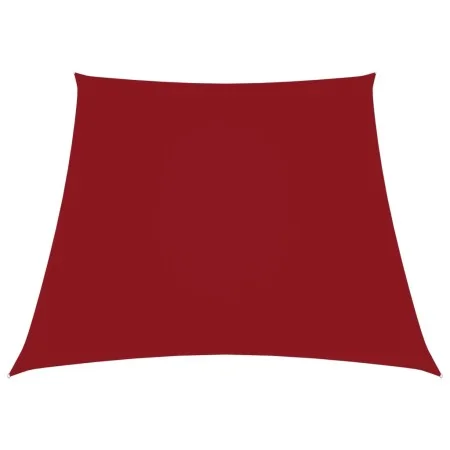 Toldo de vela trapezoidal de tela oxford rojo 2/4x3 m de vidaXL, Sombrillas - Ref: Foro24-135681, Precio: 28,74 €, Descuento: %