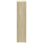 Librería divisora 3 niveles madera roble Sonoma 123x29x123 cm de , Librerías y estanterías - Ref: Foro24-857987, Precio: 67,9...
