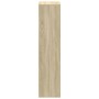 Librería divisora 3 niveles madera roble Sonoma 123x29x123 cm de , Librerías y estanterías - Ref: Foro24-857987, Precio: 69,0...