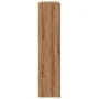 Librería divisora 4 niveles madera roble artisan 123x29x123 cm de , Librerías y estanterías - Ref: Foro24-857993, Precio: 71,...