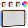 Espejo de baño LED madera ingeniería roble Sonoma 60x8,5x38 cm de , Tocadores de baño - Ref: Foro24-834927, Precio: 42,63 €, ...