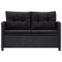 Set comedor de jardín 3 pzas con cojines ratán sintético negro de , Conjuntos de jardín - Ref: Foro24-3095249, Precio: 766,78...