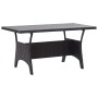 Set comedor de jardín 3 pzas con cojines ratán sintético negro de , Conjuntos de jardín - Ref: Foro24-3095249, Precio: 766,78...