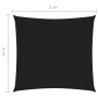 Toldo de vela cuadrado tela Oxford negro 4x4 m de vidaXL, Sombrillas - Ref: Foro24-135744, Precio: 46,52 €, Descuento: %