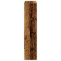 Librería divisora 4 niveles madera envejecida 131,5x29x131,5 cm de , Librerías y estanterías - Ref: Foro24-857974, Precio: 10...