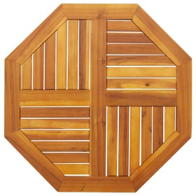 Tablero de mesa octogonal madera maciza de acacia 70x70x2 cm de , Tableros para mesas - Ref: Foro24-4004261, Precio: 50,59 €,...
