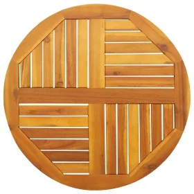 Solid acacia wood round table top Ø70x2 cm by , Table tops - Ref: Foro24-4004249, Price: 54,16 €, Discount: %