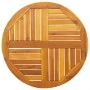 Solid acacia wood round table top Ø70x2 cm by , Table tops - Ref: Foro24-4004249, Price: 54,16 €, Discount: %