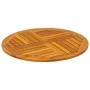Solid acacia wood round table top Ø70x2 cm by , Table tops - Ref: Foro24-4004249, Price: 54,16 €, Discount: %