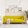 Sofá Chesterfield 3 plazas con cojines terciopelo amarillo by , Sofas - Ref: Foro24-372699, Price: 325,67 €, Discount: %