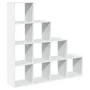 Librería divisora 4 niveles madera blanca 131,5x29x131,5 cm de , Librerías y estanterías - Ref: Foro24-857967, Precio: 89,44 ...
