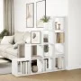 Librería divisora 4 niveles madera blanca 131,5x29x131,5 cm de , Librerías y estanterías - Ref: Foro24-857967, Precio: 89,44 ...