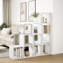 Librería divisora 4 niveles madera blanca 131,5x29x131,5 cm de , Librerías y estanterías - Ref: Foro24-857967, Precio: 90,79 ...