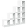 Librería divisora 4 niveles madera blanca 131,5x29x131,5 cm de , Librerías y estanterías - Ref: Foro24-857967, Precio: 90,79 ...