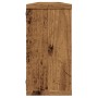 Estantes cubo de pared 2 uds madera envejecida 100x15x30 cm de , Estantes y estanterías - Ref: Foro24-856582, Precio: 35,63 €...