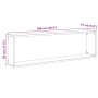 Estantes cubo de pared 2 uds madera envejecida 100x15x30 cm de , Estantes y estanterías - Ref: Foro24-856582, Precio: 35,63 €...
