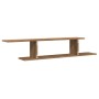 Estante de pared de TV madera roble artesanal 125x18x23 cm de , Estantes y estanterías - Ref: Foro24-856575, Precio: 37,72 €,...