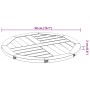 Tablero de mesa redondo madera maciza de acacia Ø50x2 cm de , Tableros para mesas - Ref: Foro24-4004247, Precio: 35,56 €, Des...