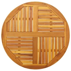 Solid acacia wood round table top Ø90x2.2 cm by , Table tops - Ref: Foro24-4004251, Price: 97,50 €, Discount: %