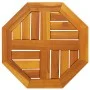 Solid acacia wood octagonal table top 40x40x2 cm by , Table tops - Ref: Foro24-4004258, Price: 23,67 €, Discount: %