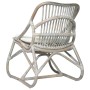 Silla de ratán lino gris en Sillones | Comprar online en Foru.es