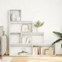 Librería divisora 4 niveles madera blanca 143,5x29x143,5 cm de , Librerías y estanterías - Ref: Foro24-857994, Precio: 76,77 ...