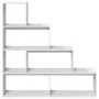 Librería divisora 4 niveles madera blanca 143,5x29x143,5 cm de , Librerías y estanterías - Ref: Foro24-857994, Precio: 76,77 ...