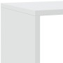 Librería divisora 4 niveles madera blanca 143,5x29x143,5 cm de , Librerías y estanterías - Ref: Foro24-857994, Precio: 82,92 ...