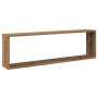 Estantes cubo de pared 2 uds madera roble artisan 100x15x30 cm de , Estantes y estanterías - Ref: Foro24-856584, Precio: 37,7...