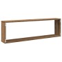 Estantes cubo de pared 2 uds madera roble artisan 100x15x30 cm de , Estantes y estanterías - Ref: Foro24-856584, Precio: 37,7...