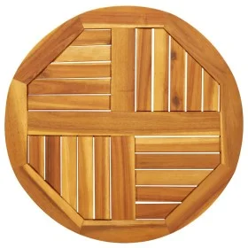 Tablero de mesa redondo madera maciza de acacia Ø60x2 cm by , Table tops - Ref: Foro24-4004248, Price: 43,92 €, Discount: %