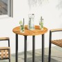 Tablero de mesa redondo madera maciza de acacia Ø60x2 cm de , Tableros para mesas - Ref: Foro24-4004248, Precio: 46,05 €, Des...