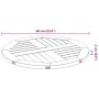 Tablero de mesa redondo madera maciza de acacia Ø60x2 cm de , Tableros para mesas - Ref: Foro24-4004248, Precio: 46,05 €, Des...