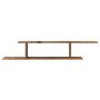Estante de pared de TV madera ingeniería envejecida 125x18x23cm de , Estantes y estanterías - Ref: Foro24-856574, Precio: 29,...