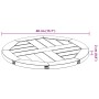 Tablero de mesa redondo madera maciza de acacia Ø40x2 cm de , Tableros para mesas - Ref: Foro24-4004246, Precio: 27,38 €, Des...