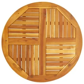 Massiver runder Esstisch aus Akazienholz Ø80x2,2 cm von , Tischplatten - Ref: Foro24-4004250, Preis: 86,73 €, Rabatt: %
