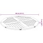 Tablero de mesa redondo madera maciza de acacia Ø80x2,2 cm de , Tableros para mesas - Ref: Foro24-4004250, Precio: 81,30 €, D...