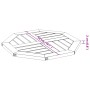 Tablero de mesa octogonal madera maciza de acacia 50x50x2 cm de , Tableros para mesas - Ref: Foro24-4004259, Precio: 29,85 €,...
