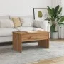 Mesa de centro madera ingeniería roble artisan 80x50,5x41,5 cm de , Mesas de centro - Ref: Foro24-856931, Precio: 82,10 €, De...